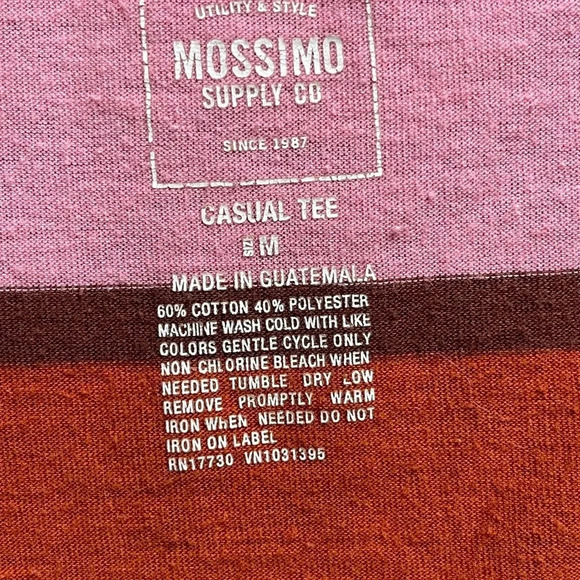Mossimo Supply Co. Women's Color Block Short Sleeve Casual Tee MEDIUM - Picture 2 of 5
